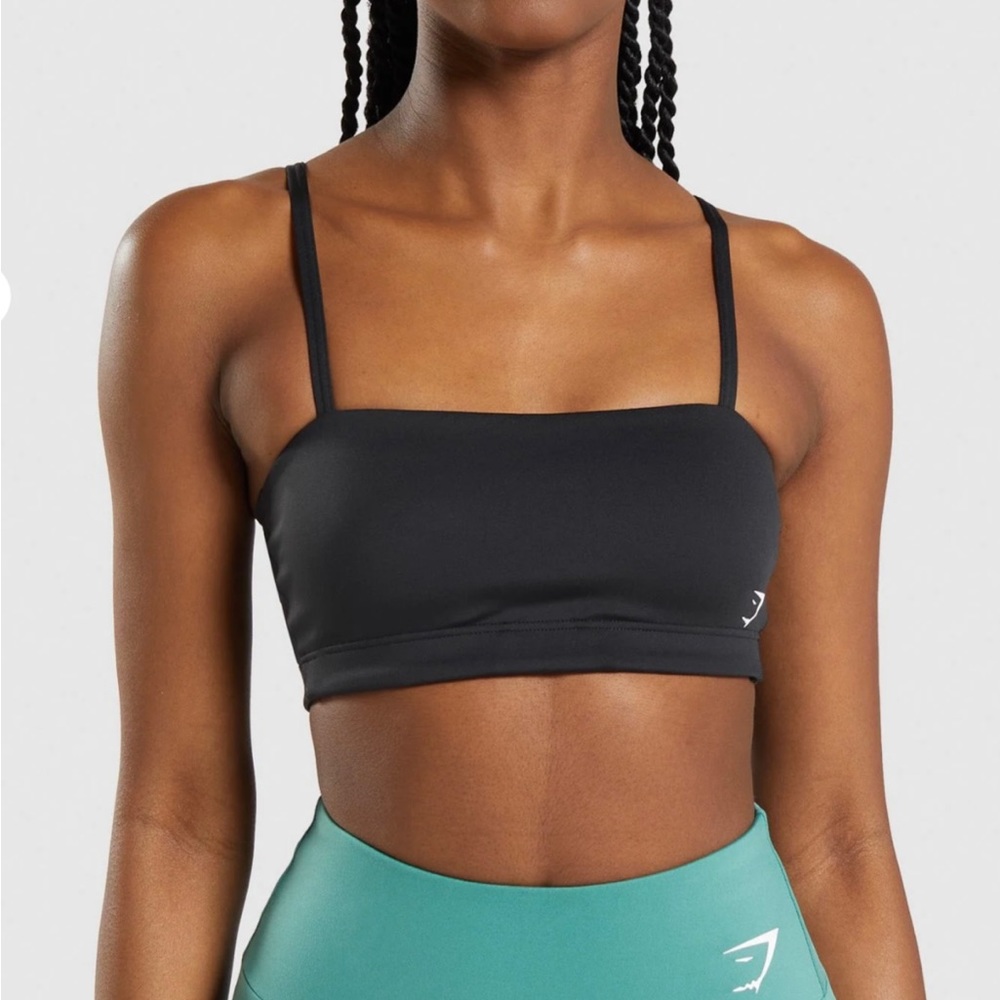 GymShark Black   Bandeau Size M